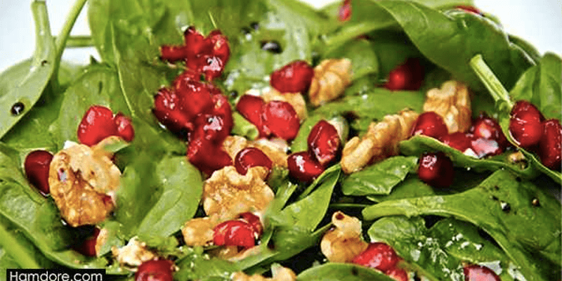 Recipe for spinach salad